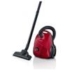 Bosch BGBS2RD1 Aspirapolvere con sacco Serie 2 Spazzola Tappeti-Pavimenti Rosso