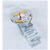 Subitodisponibile Molletta pinza plexiglass c/ placca argento LAUREA bomboniera 0QFS