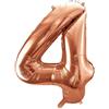 Subitodisponibile Pallone Palloncino gigante in foil mylar 86 cm NUMERO 4 QUATTRO colore R 0E9R