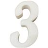 Subitodisponibile NUMERO Corsivo 3 in polistirolo Decorazione per feste e party 0ZTQ