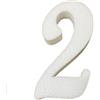 Subitodisponibile NUMERO Corsivo 2 in polistirolo Decorazione per feste e party 0ZTO