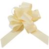 Subitodisponibile 25 PEZZI Fiocco Coccarda AVORIO 95 mm autotirante matrimonio auto macchi 02LG