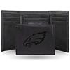 Rico Industries NFL Laser Engraved Tri-Fold Wallet, Black, Nero (Nero) - LETRI1701BK