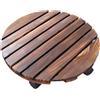 Carrello portavasi in legno, grande, per fioriere in vaso, per giardino,