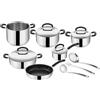 LAGOSTINA LINEA PRATICA BATTERIA DI PENTOLE 13 PEZZI ADATTO AD INDUZ. INOX 18/10