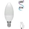 Electraline Lampadina LED a candela 7W E14 500 lumen bianco freddo A+ Electraline 63239