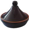 Colì Pentola Tajine in Terracotta 26 cm per Cous Cous Riso Verdure Vapore