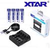 XTAR 4 batterie litio AA 1,5v ricaricabili pile stilo 3300mWh + caricabatterie XTAR