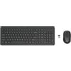 HP 330 Combo Tastiera E Mouse Wireless a 2,4 Ghz, Indicatore LED Blocco Maiuscole,