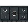 SMEG SRV896AOGH PIANO COTTURA A GAS 90CM 5FUOCHI GRIGLIE IN GHISA ANTRACITE