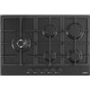 SCHOCK STR85THBKN PIANO COTTURA 75CM 5 FUOCHI A GAS COLORE NERO OPACO