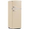 SEVERIN RKG 8933 FRIGORIFERO DOPPIA PORTA LINEA RETRO' 208 LT CL. E CREMA