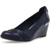Anne Klein Women's Timeout Wedge Heel Pump, Pewter, Size 10.0