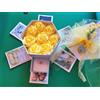 LA GIRANDOLA DELLE FESTE WOMAN BOX CON COLLANA + MIMOSA Buona Festa della Donna confezione regalo 8 marzo