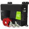 Green Cell PRO 300W/600W 12V 220V/230V Onda Pura Inverter Invertitore di Tensione Fotovoltaicoper Camper Auto Convertitore di Potenza, Trasformatore sinusoidale Pura USB