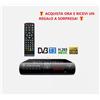 DECODER DIGITALE TERRESTRE 4K HDMI H26 DVB-T3 TV con Telecomando Scart + OMAGGIO