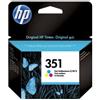 HP CARTUCCIA ORIGINALE HP 351 CB337EE Col C M Y 3,5ml 170 Pagine DeskJet D4200 Seri