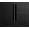 BEKO HIXI64700UF PIANO COTTURA CON CAPPA INTEGRATA 60CM 4 ZONE COTTURA NERO
