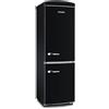 SEVERIN RKG 8998 FRIGORIFERO COMBINATO LINEA RETRO' 315 LT CLASSE E COLORE NERO