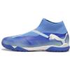 Puma Future 7 Match+ Ll TT, Soccer Shoe Unisex - Adulto, Bluemazing Puma White Electric Peppermint, 45 EU