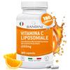 BANDINI Vitamina C Liposomiale 1000Mg, 3 Mesi, Vegana | Vitamine 100% Vegan Ad Alto Dosa
