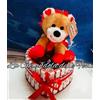 Kinder Torta a cuore COMPLETA Con barrette Kinder peluche baci IDEE IDEA REGALO lei lui