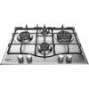 HOTPOINT ARISTON PCN642T/IX/HAR INCASSO PIANO COTTURA A GAS 4 FUOCHI INOX