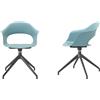 SCAB DESIGN SEDIA GIREVOLE CASA UFFICIO LADY B con trespolo