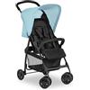 Hauck Passeggino Sport Leggero, 5.9 kg, Pieghevole Piccolo, Grande Cesto Portaoggetti, Posizione Nanna, Cappota Parasole, 18 kg Portata, Blu