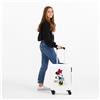 Disney TROLLEY MINNIE DISNEY DA VIAGGIO CM. 55x40x20 BIANCO/rosso IN ABS