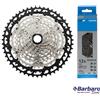 SHIMANO PACCO PIGNONI 12 V 10-51T CS-M8100 + CATENA 12 V 126 MAGLIE CN-M1800