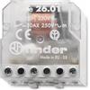 FINDER 26.01 Relè passo passo 12V AC 1 contatto 10A 250V 2 sequenze
