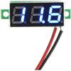 Futura Elettronica Mini Voltmetro display luminoso BLU misura 2,5-30 V 2 fili