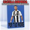 CRISTIANO RONALDO CALCIO SCATOLA CON NOME SUPER SORPRESA GIOCHI juve cr7 regalo