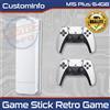 CustomInfo M15 Game Stick Mini Console 64GB 20000+ Giochi Retrò, 4K HDMI, 2 Gamepad Wireles