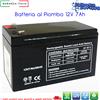 Batteria Ermetica Ricaricabile al Piombo 12V Volt 7.5Ah 7,2 Ah 7 Ah EXTRACELL HP