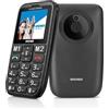 BRONDI AMICO STILOSO TELEFONO CELLULARE SENIOR NERO