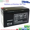BATTERIA PIOMBO 12V 7AH RICARICABILE 20 HR AGM PER GRUPPI CONTINUITA PROCESSO