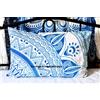 Handmade Copriletto In Cotone Con Stampa Ombre Mandala Indiano Per Cuscino Decorativo