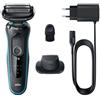 Braun Series 5 51-M1200s Rasoio Trimmer Nero, Blu