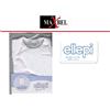 ellepi AF891 3pz BODY INTIMO BIMBO BIMBA ELLEPI COTONE FELPATO MANICA CORTA BIANCO