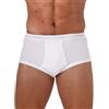 Fragi DUE slip Alto uomo Fragi in Cotone Anthony Elastico Esterno a costine bianco