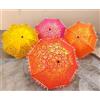 5 Pz Ombrello Decorativo Indiano Vintage In Cotone Per Donne Parasol Sole Multi