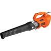 BLACK & DECKER Soffiatore Elettrico Per Foglie Soffiatore Con Filo 1850W Soffiaggio 190Km/h