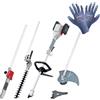 Ikra ICMT 2/20 - Multitool con Potatore e Tagliasiepi 4 in 1 a Batteria