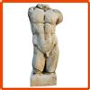 Statua da giardino cemento e polvere di marmo busto antico romano in pietra H54