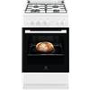 ELECTROLUX LKK500000W CUCINA A GAS 50X60 4 FUOCHI FORNO ELETTRICO CL. A BIANCO