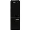 SMEG FAB32LBL5 FRIGORIFERO COMBINATO CLASSE D NERO 50'S STYLE