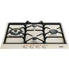 SMEG SR764PO PIANO COTTURA DA INCASSO 4 FUOCHI A GAS 60 CM - PANNA