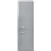 SMEG FAB32RSV5 FRIGORIFERO COMBINATO CLASSE D SILVER 50'S STYLE
